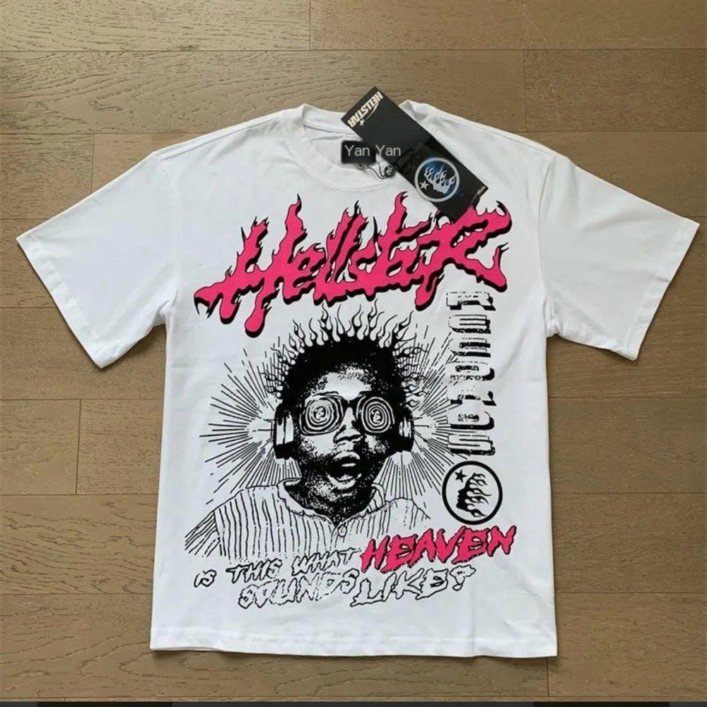 Hellstar White Graphic Tee